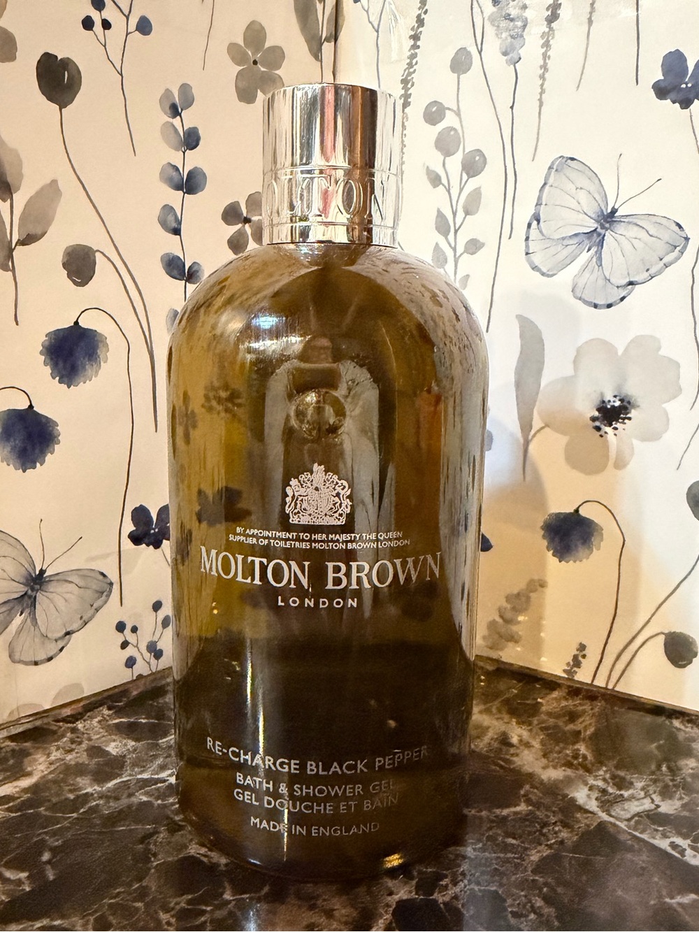 Molton Brown London Re-Charge Black Pepper Bath & Shower Gel 10oz